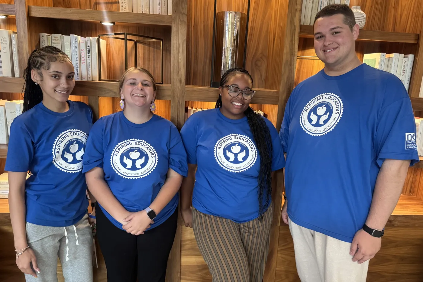 A photo of the DSEA Aspiring Educators Officers for 2025-2026
