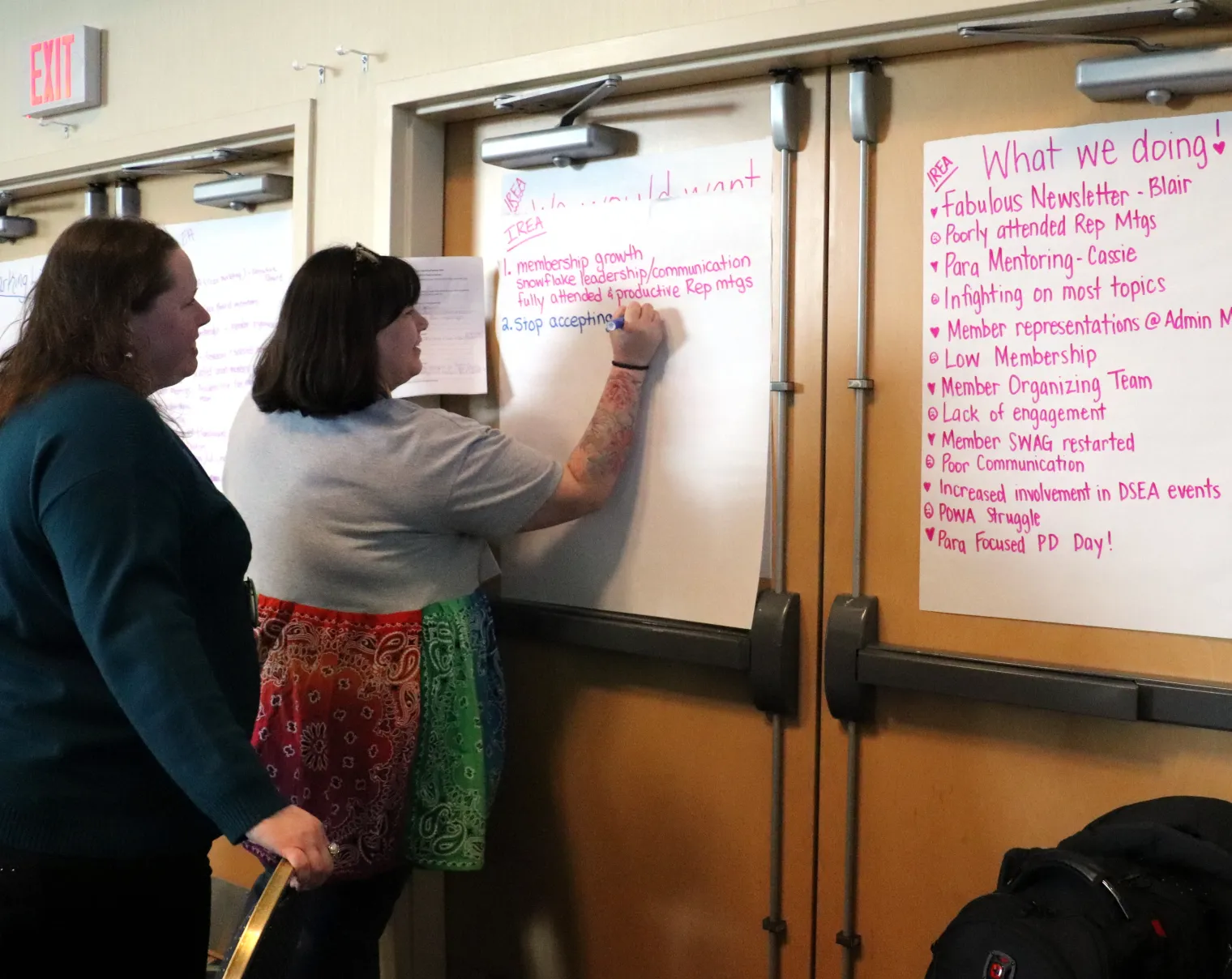 winter organizing retreat images