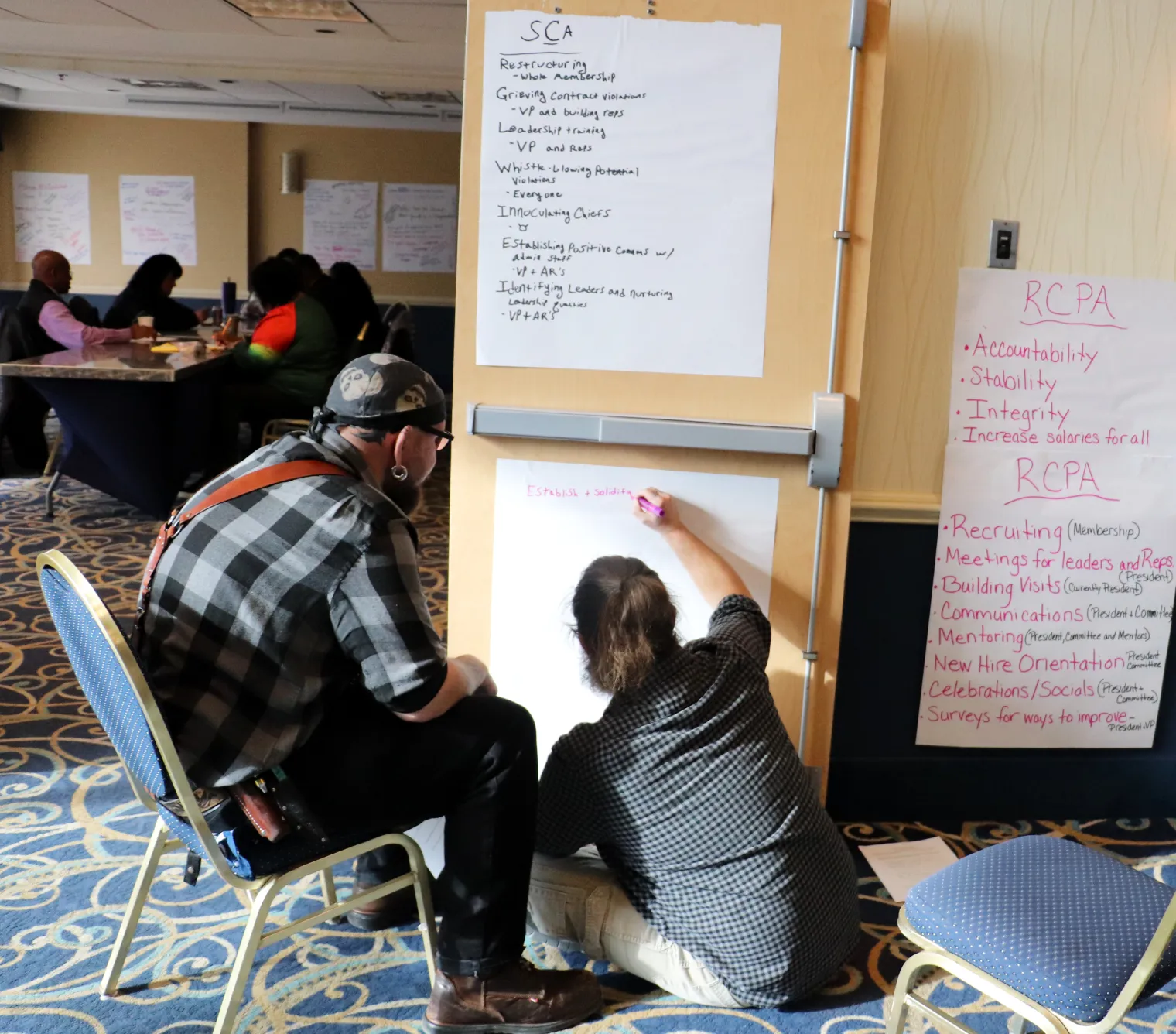 winter organizing retreat images