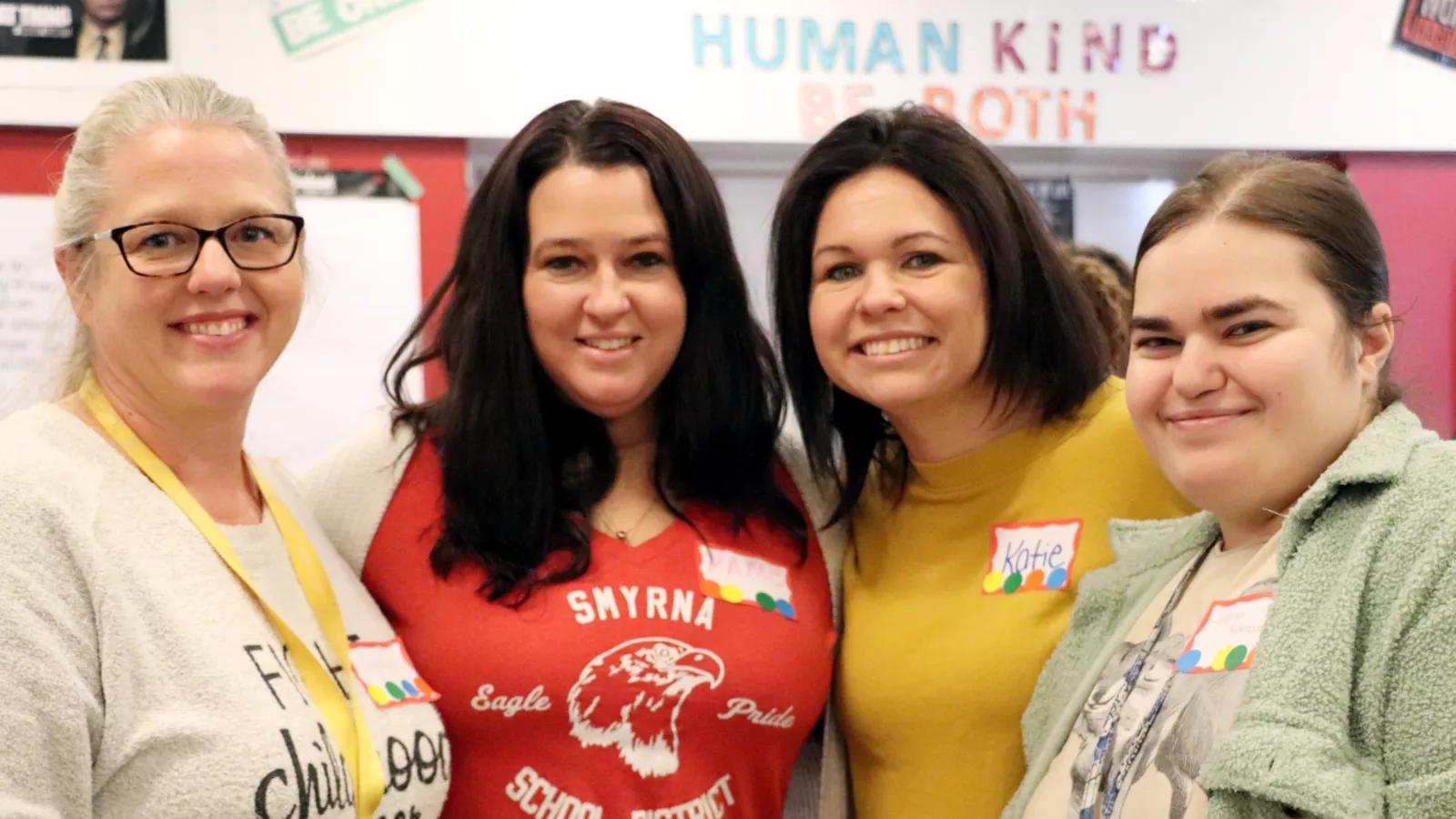 Members at a True Colors training pose for a picture together