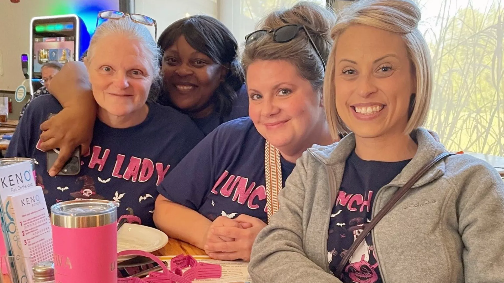 Appoquinimink Food Service Workers Association members at a social event in 2024