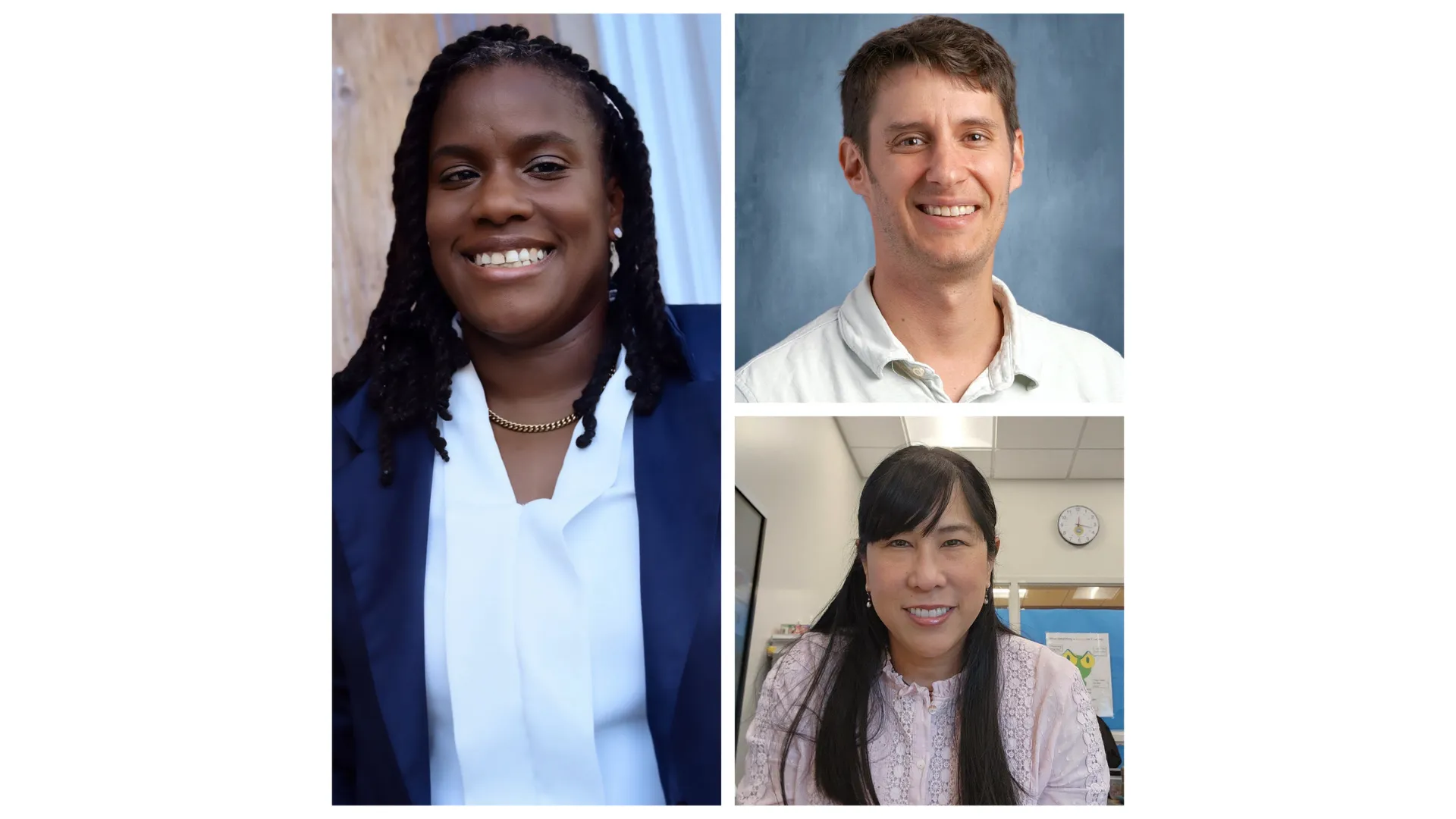 Tameka Mays, Steve Fackenthall, and Gloria Ho are pictured