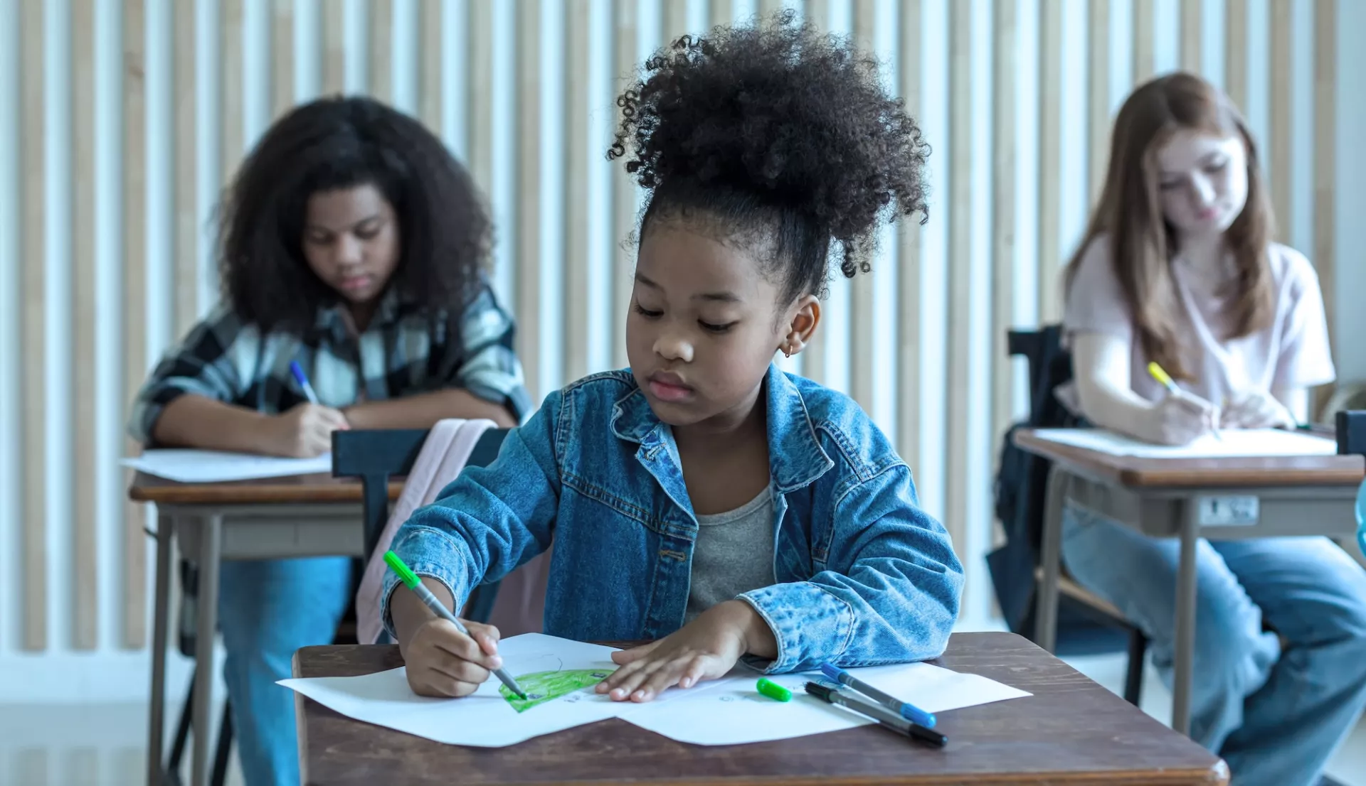 students in classroom