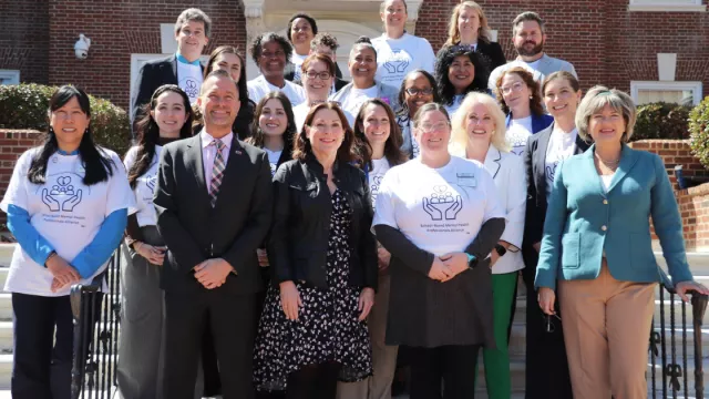 DE counselors at the statehouse