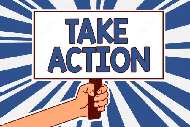 take action